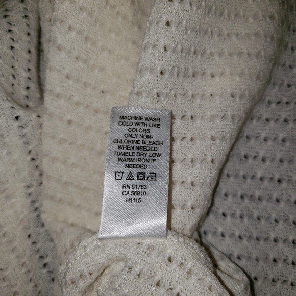 Maurices women's lace and cotton cardigan, cream colored size XXL - Picture 13 of 13